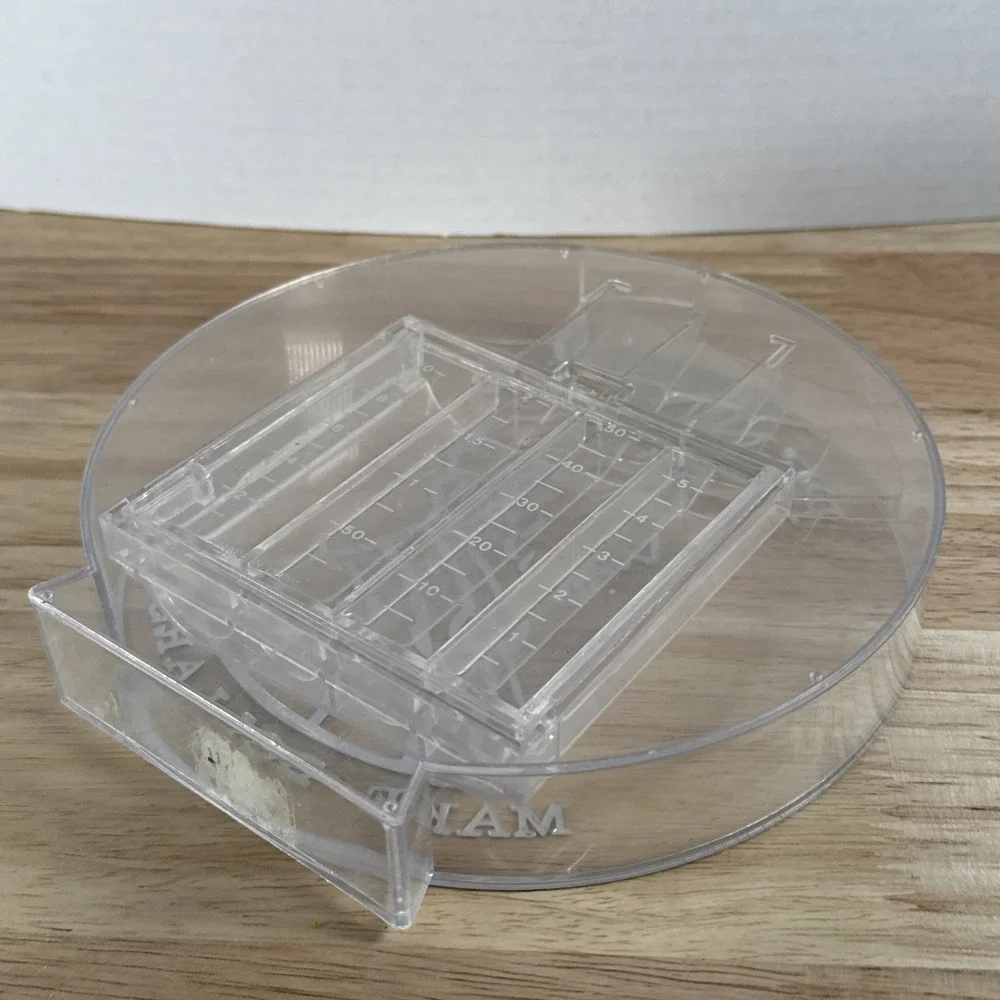 Vintage Plastic Coin Shaped Manual Coin Sorter 